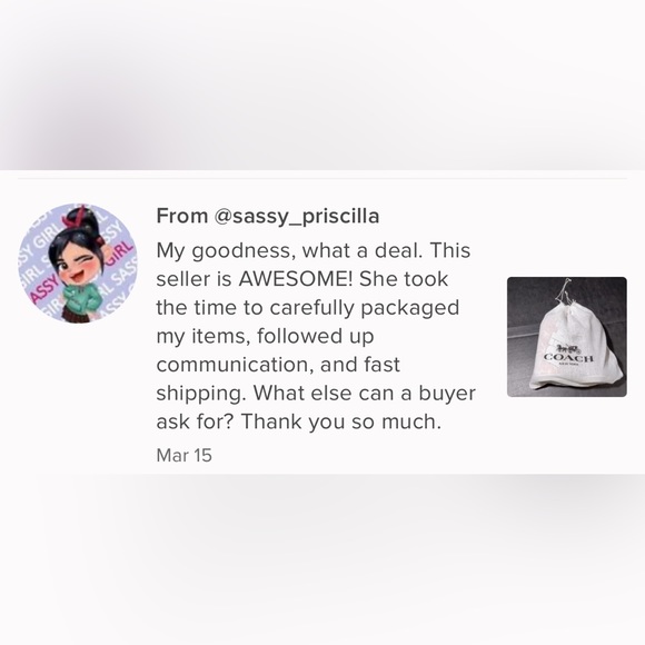 Coach Dust Bag-5 Total-NWOT - Picture 9 of 16